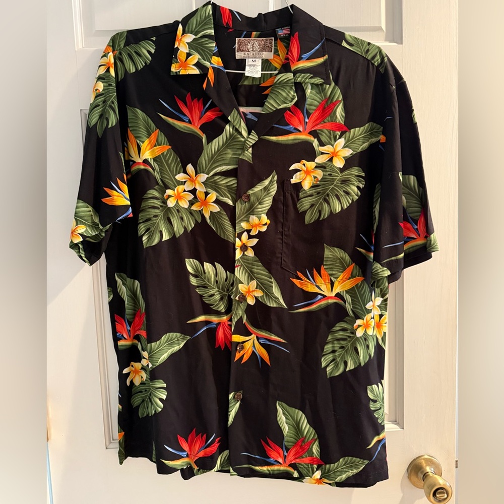 Vintage Kalaheo Hawaiian Shirt Size Medium
